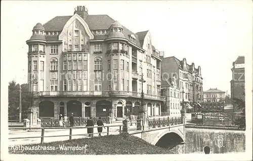 Warnsdorf Varnsdorf Boehmen Rathausstrasse  / Varnsdorf /Decin