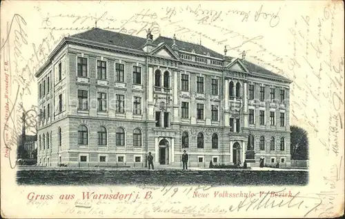 Warnsdorf Varnsdorf Boehmen Neue Volksschule V Bezirk  / Varnsdorf /Decin