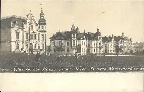 Warnsdorf Varnsdorf Boehmen Villen Kaiser Franz Joseph Strasse  / Varnsdorf /Decin