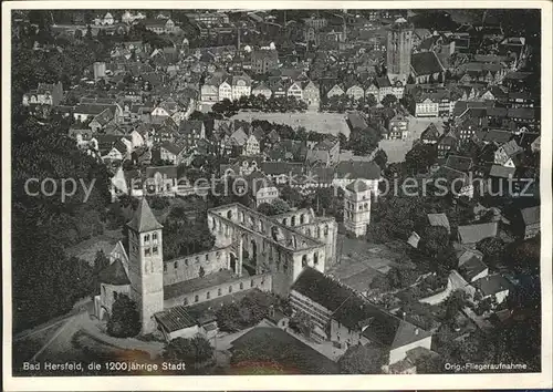 Bad Hersfeld Fliegeraufnahme / Bad Hersfeld /Hersfeld-Rotenburg LKR