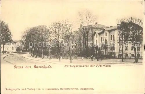 Buxtehude Hamburgerstrasse mit Pfarrhaus / Buxtehude /Stade LKR
