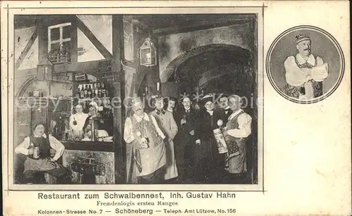 Schoeneberg Berlin Restaurant zum Schwalbennest  / Berlin /Berlin Stadtkreis