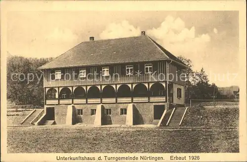 Nuertingen Unterkunftshaus der Turngemeinde / Nuertingen /Esslingen LKR