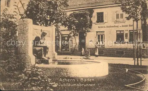 Achern Baden Jubilaeumsbrunnen / Achern /Ortenaukreis LKR