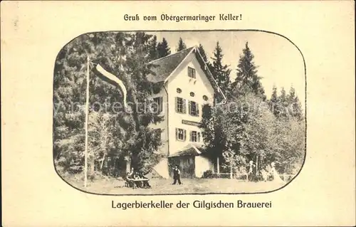 Germaringen Lagerbierkeller der Gilgischen Brauerei / Germaringen /Ostallgaeu LKR