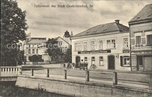 Grossroehrsdorf Sachsen Hotel zur goldenen Krone / Grossroehrsdorf Oberlausitz /Bautzen LKR