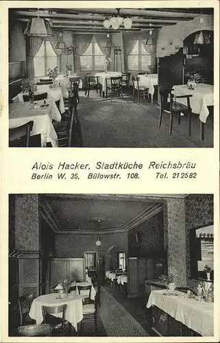 Berlin Alois Hacker Stadtkueche Reichsbraeu / Berlin /Berlin Stadtkreis