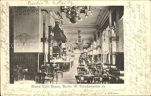 Berlin Grand CafÃ© Braun / Berlin /Berlin Stadtkreis