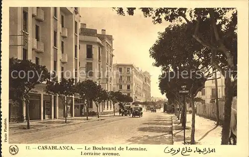 Casablanca Le Boulevar de Lorraine  / Casablanca /