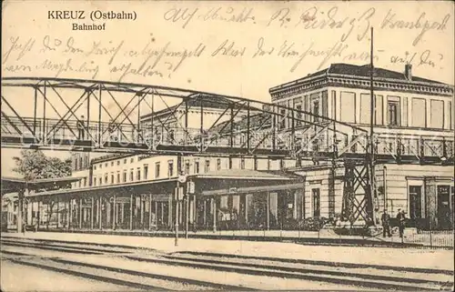 Kreuz Pommern Bahnhof Ostbahn / Krzyz /