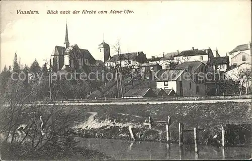 Vouziers Kirche Aisne- Ufer / Vouziers /Arrond. de Vouziers