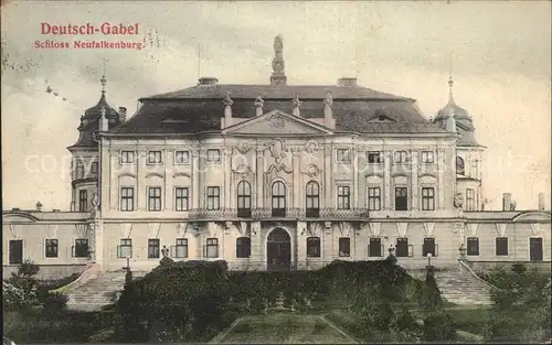 Deutsch-Gabel Tschechien Schloss Neufalkenburg / Jablone v Podjestedi /