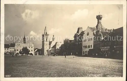 Leitmeritz Litomerice Nordboehmen Hauptplatz / Litomerice /