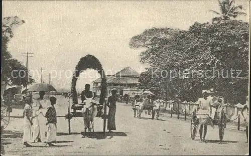 Colombo Ceylon Sri Lanka Eselswagen / Colombo /