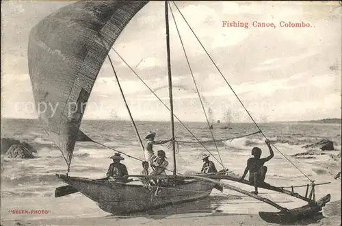 Colombo Ceylon Sri Lanka Fischerschiff / Colombo /