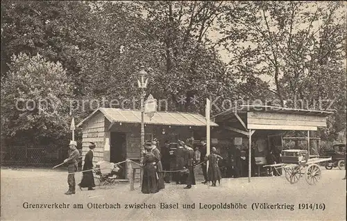 Otterbach Weil Rhein Grenzverkehr Basel- Leopoldshoehe / Weil am Rhein /Loerrach LKR