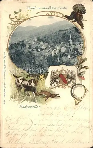 Badenweiler Wappen Stadt / Badenweiler /Breisgau-Hochschwarzwald LKR