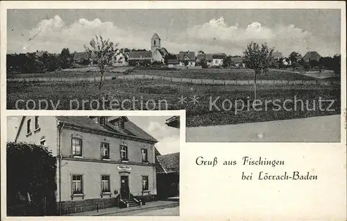 Fischingen Baden Dorf Gasthaus zur Tanne / Fischingen /Loerrach LKR