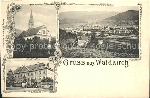 Waldkirch Breisgau Kirche Stadtansicht / Waldkirch /Emmendingen LKR