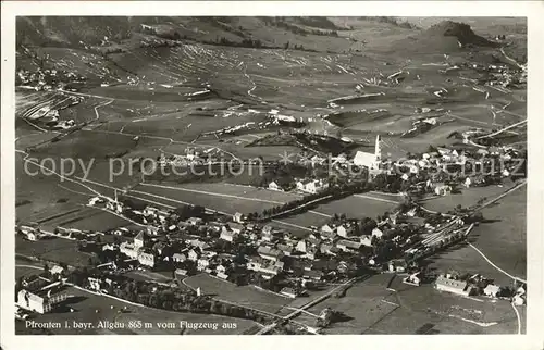 Pfronten Fliegeraufnahme / Pfronten /Ostallgaeu LKR