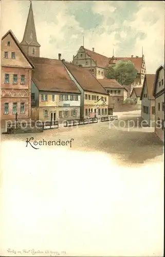 Kochendorf Brunnen Kirche Stadt / Bad Friedrichshall /Heilbronn LKR