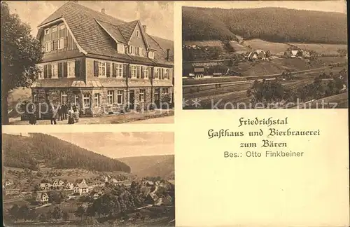 Friedrichstal Baiersbronn Gasthaus Bierbrauerei zum Baeren / Baiersbronn /Freudenstadt LKR
