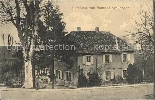 Schliengen Gasthaus zum Bahnhof / Schliengen /Loerrach LKR