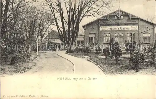 Husum Nordfriesland Hensens Garten / Husum /Nordfriesland LKR