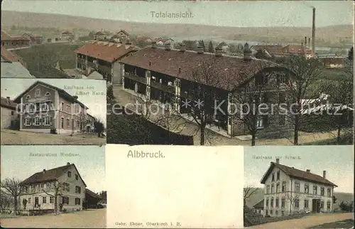 Albbruck Totalansicht Restauration Wiedmer Kaufhaus Albert Nann / Albbruck /Waldshut LKR