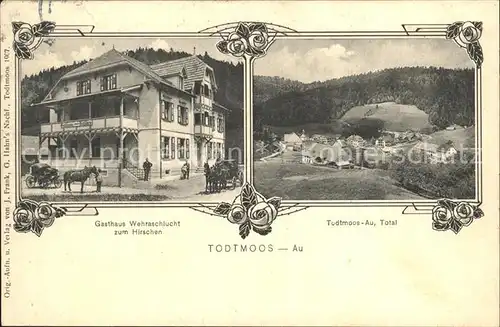 Todtmoos Gasthaus Wehraschlucht zum Hirschen / Todtmoos /Waldshut LKR