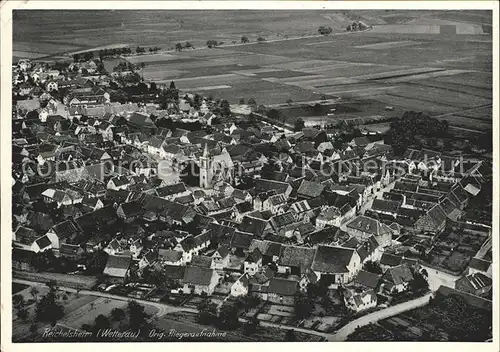 Reichelsheim Wetterau Fliegeraufnahme / Reichelsheim (Wetterau) /Wetteraukreis LKR