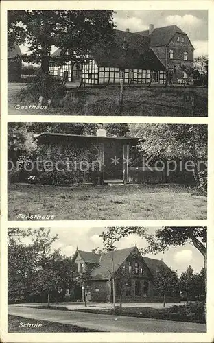 Luebbecke Westfalen Gasthaus Forsthaus Schule / Luebbecke /Minden-Luebbecke LKR