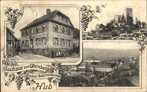 Hub Ottersweier Gasthaus zum Weinberg / Ottersweier /Rastatt LKR