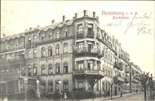Homburg Bad Parkhotel / Bad Homburg v.d. Hoehe /Hochtaunuskreis LKR
