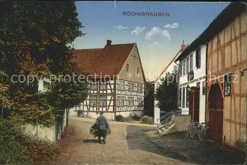Roedinghausen Strasse Haeuser / Roedinghausen /Herford LKR