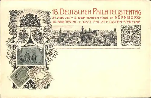 Nuernberg 18. Deutscher Philatelistentag / Nuernberg /Nuernberg Stadtkreis