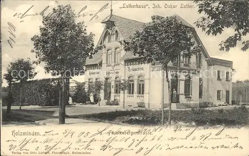 Holzminden Weser Fuerstenbergerstrasse Lutherhaus / Holzminden /Holzminden LKR