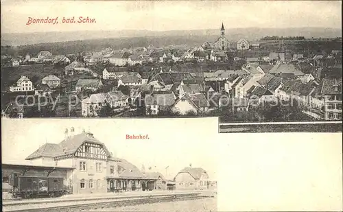 Bonndorf Schwarzwald Bahnhof Stadtansicht / Bonndorf /Waldshut LKR