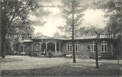 Bergen Dumme Schuetzenhaus / Bergen an der Dumme /Luechow-Dannenberg LKR