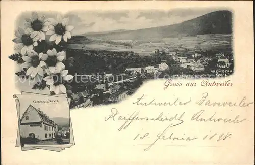 Antweiler Adenau Aremberg- Kuppe Gasthaus Brenig / Antweiler /Ahrweiler LKR