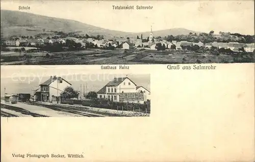 Salmrohr Schule Gasthaus Heinz Totalansicht / Salmtal /Bernkastel-Wittlich LKR