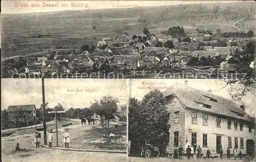 Dassel Solling Totalansicht Auf dem Algier Gasthaus / Dassel /Northeim LKR