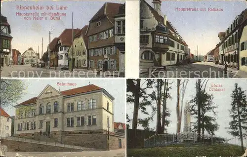 Kippenheim Hauptstrasse Rathaus Schulhaus  / Kippenheim /Ortenaukreis LKR