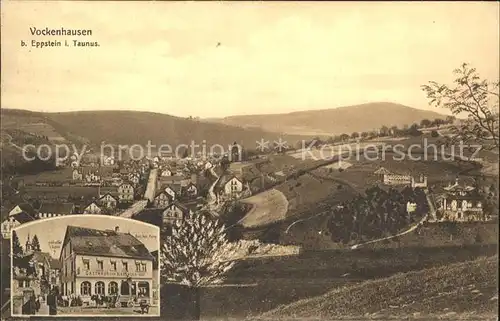 Vockenhausen Gesamtansicht Gasthaus Nassauer Hof / Eppstein /Main-Taunus-Kreis LKR