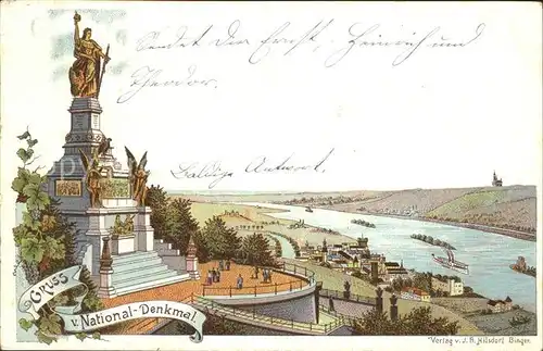 Niederwalddenkmal Nationaldenkmal / Ruedesheim am Rhein /Rheingau-Taunus-Kreis LKR