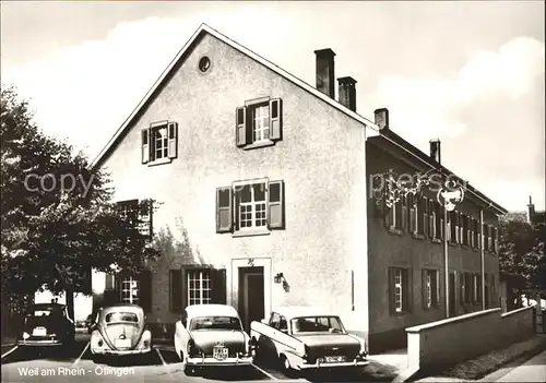 oetlingen Weil Rhein Gasthaus Ochsen / Weil am Rhein /Loerrach LKR