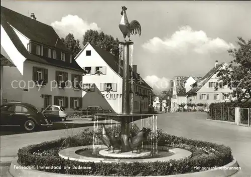 Immenstaad Bodensee Hennenschlitterbrunnen / Immenstaad am Bodensee /Bodenseekreis LKR