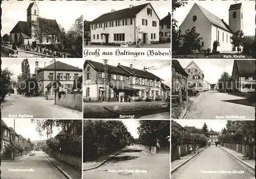 Haltingen Katholische Kirche Staffelhaus Rathaus / Weil am Rhein /Loerrach LKR
