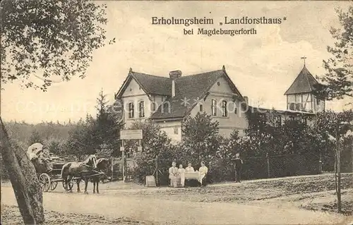 Magdeburgerforth Erholungsheim Landforsthaus / Magdeburgerforth /Jerichower Land LKR