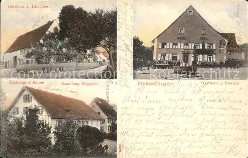 Reiselfingen Gasthaus zum Sternen Gasthaus zum Hirschen Gasthaus zur Krone / Loeffingen /Breisgau-Hochschwarzwald LKR